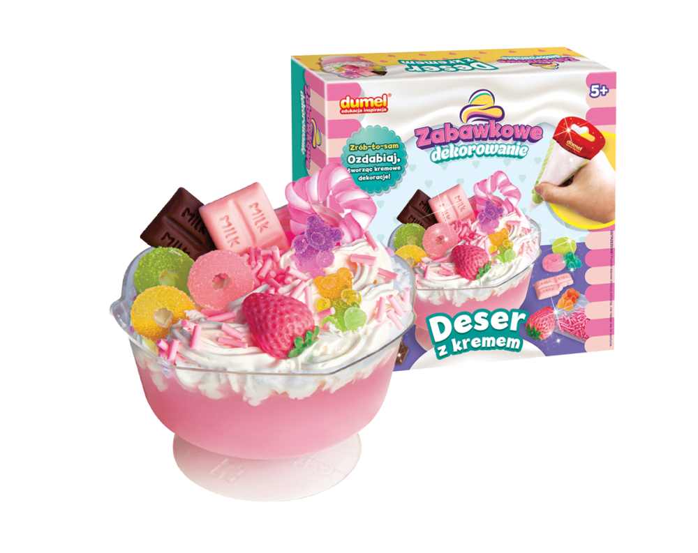 DUMEL Dezert s krémom | Kreatívna sada Dumel Discovery – výroba squishy dezertu