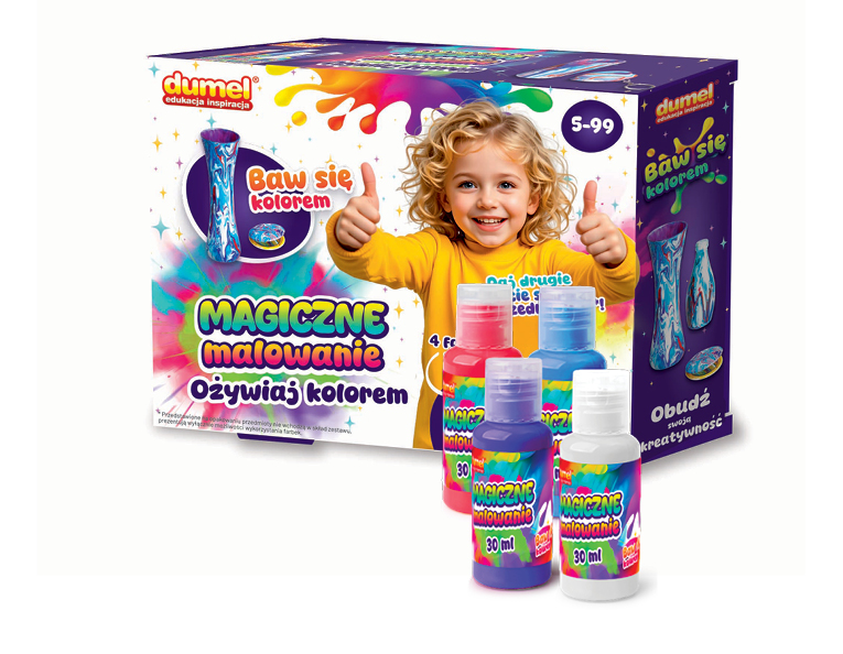 DUMEL DUMEL Magické maľovanie – Oživte farbou | Urob si sám kreatívna sada