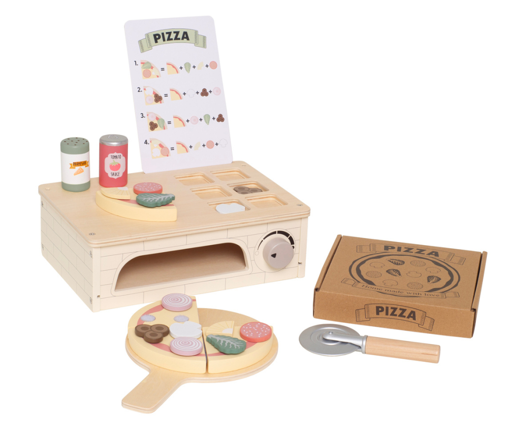 JaBaDaBaDoo JaBaDaBaDoo Drevená pec na pizzu pre deti – Jabadabado