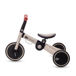 Kinderkraft 4TRIKE – 3v1 trojkolka a odrážadlo, striebornosivá