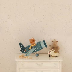 Tapeta hvězdná obloha šedá 280x50cm
