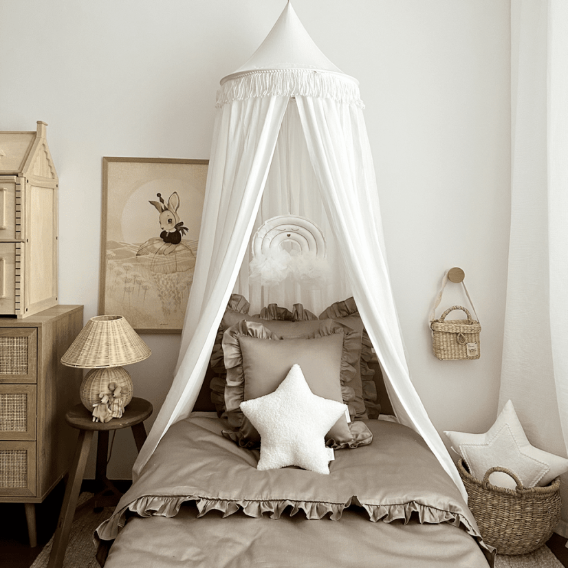 Baldachýn Boho bílá 50cm