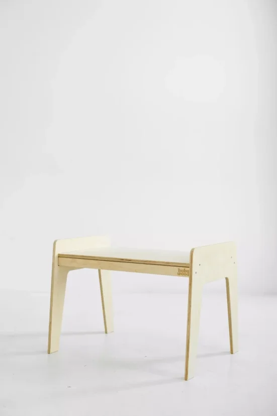 Stôl + stolička pre deti natural S/M