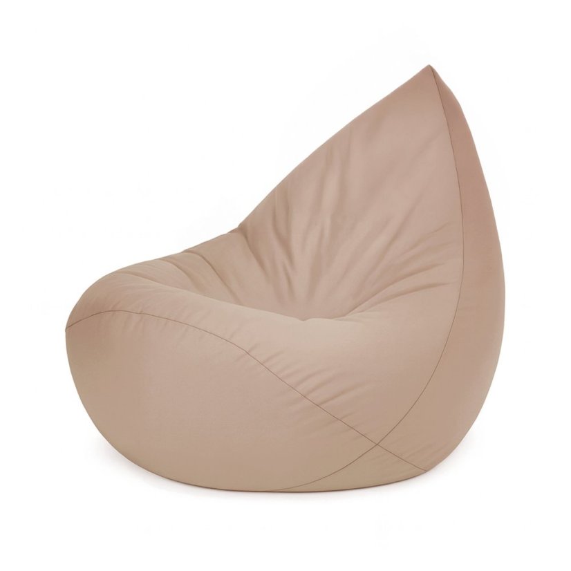 Béžový sedací pytel pro děti – voděodolný, pohodlný a bezpečný