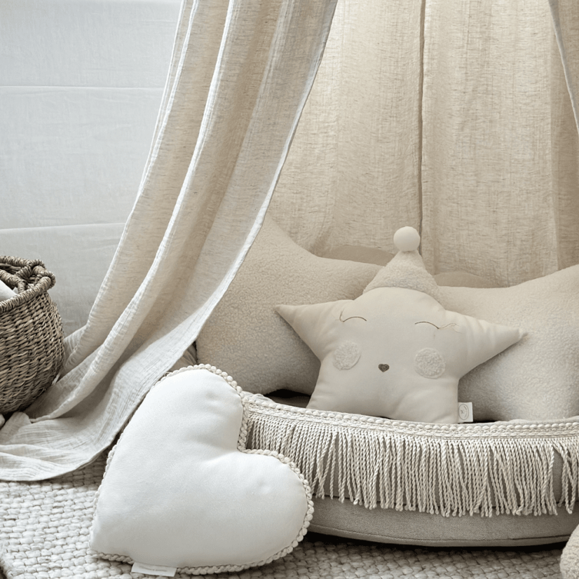 Hnízdo pro děti Junior Boho přírodní 110cm