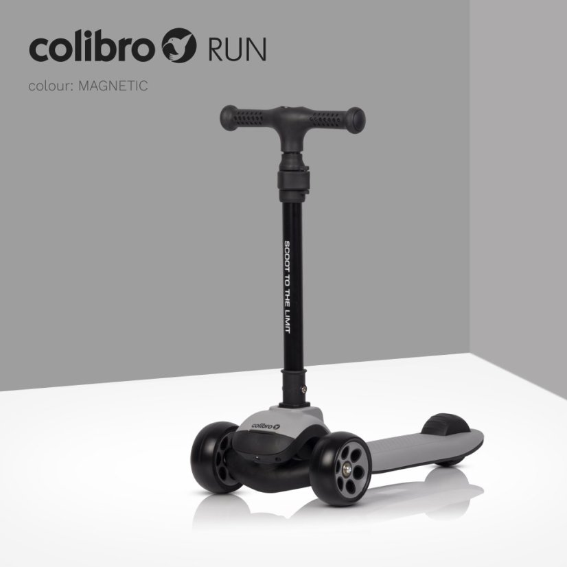 Dětská koloběžka RUN šedá