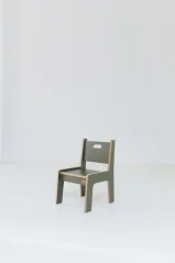 Dětská židle olivová S/M montessori židle k dětskému stolku
