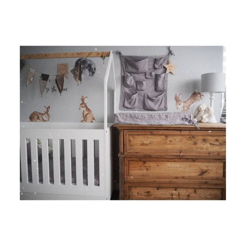 Samolepka do detskej izby sada rozprávkových králikov