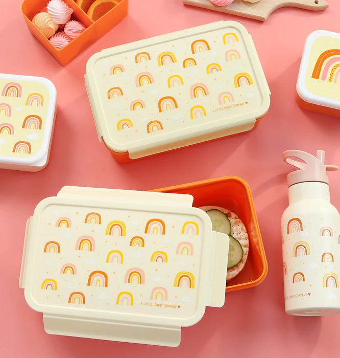 Bento obědář pro děti Duha - praktický box na jídlo do školy