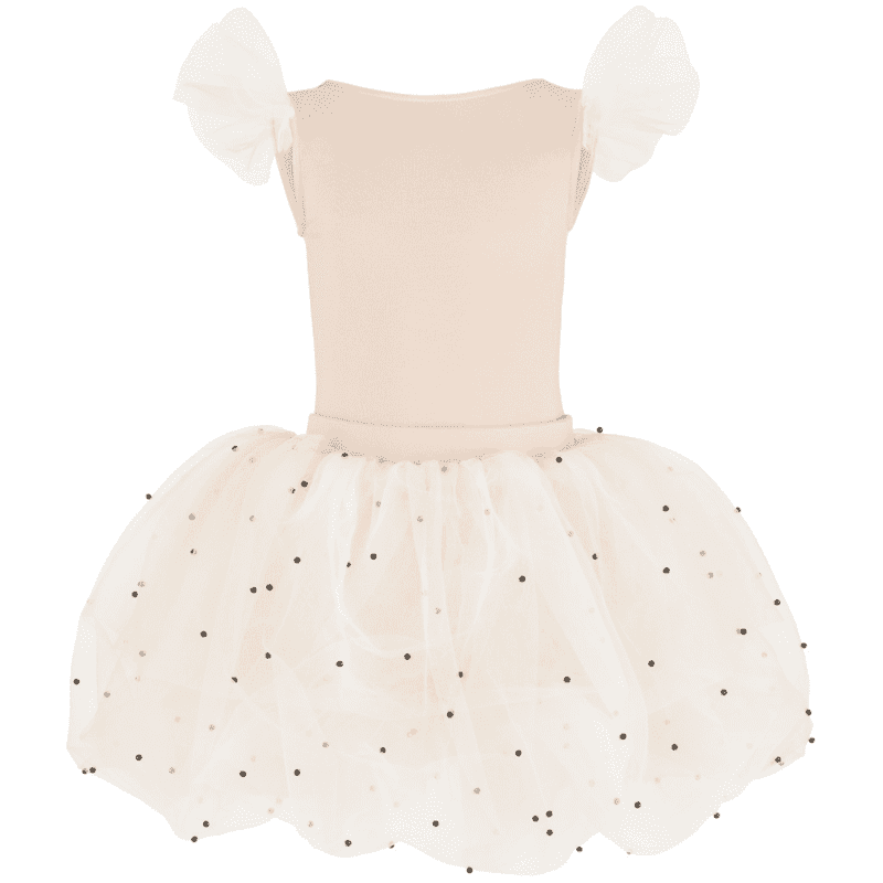 Detské body Ballerina béžová - Veľkosť oblečenia: 122/128 (6-8r)