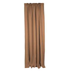 Ľanový záves čokoládová 140/300 cm
