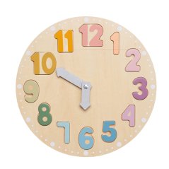 Drevené puzzle hodiny