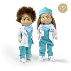 Oblečenie pre bábiku "doktor"