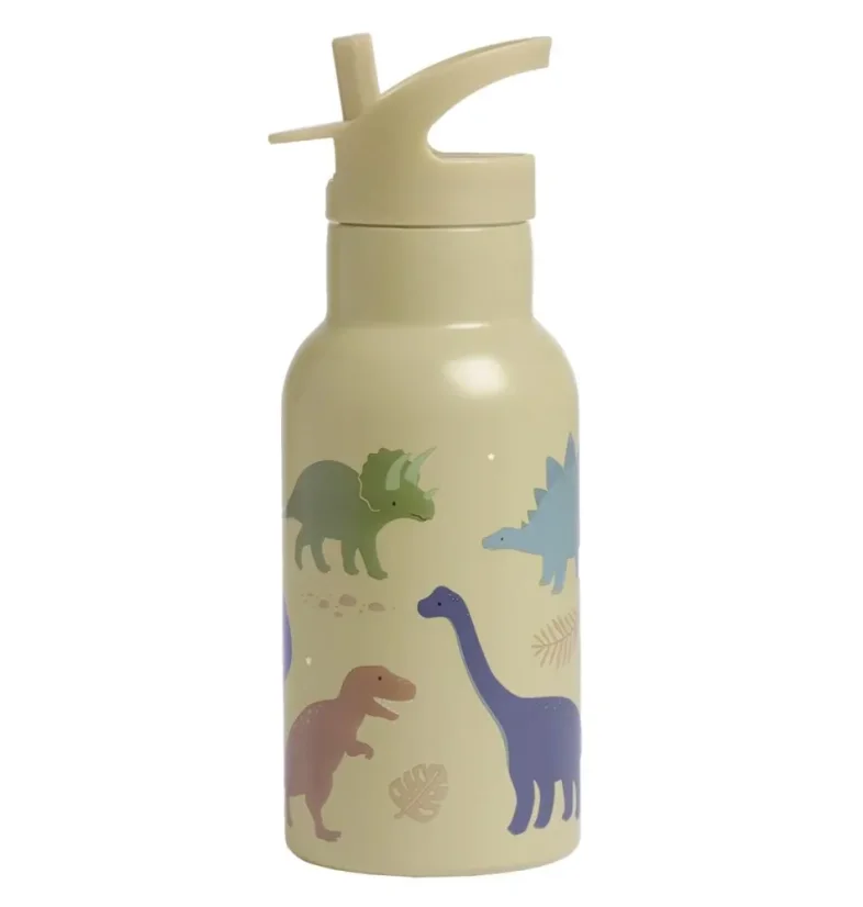Nerezová fľaša na pitie dinosaurus