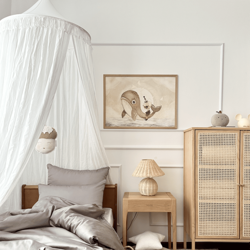Baldachýn Boho bílá 70cm
