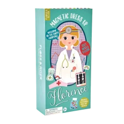 Magnetické oblékání Florence | Magnetická hra pro děti 3+