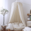 Baldachýn bavlněný Boho vanilka maxi 70 cm