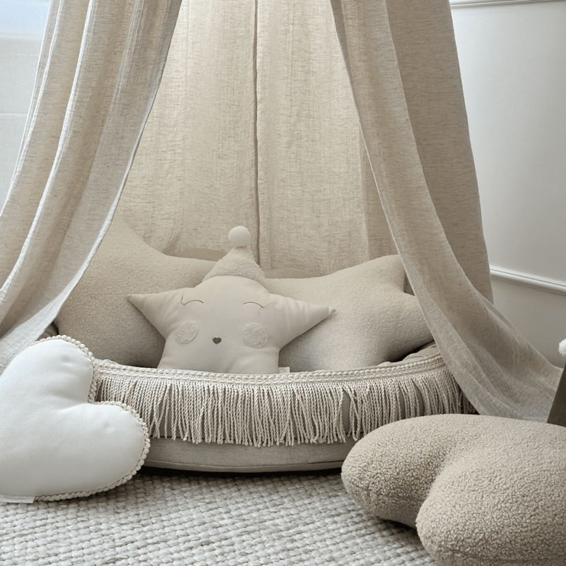 Hnízdo pro děti Junior Boho přírodní 110cm