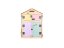 Montessori Activity board domček naturálny pastel