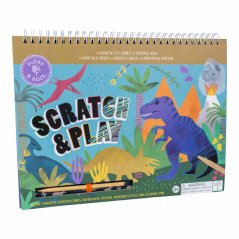 Tabuľka s vyškrabávačkami Dinosaurus
