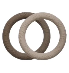 Silikonové kousátko / béžově hnědé