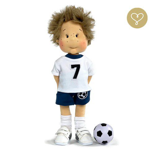 Bábika futbalista David 40 cm