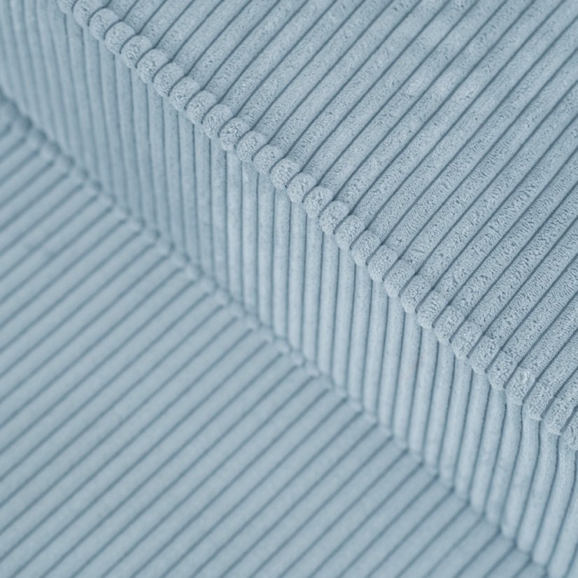 Detské polohovacie kreslo, 150x60x25 cm, prémiový modrý manšester