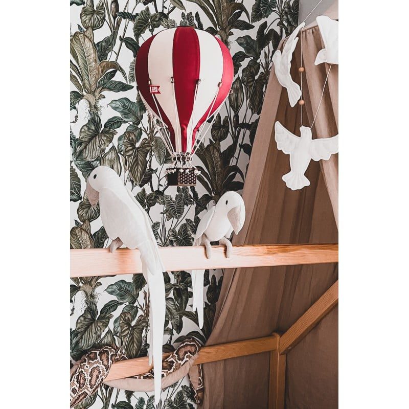 Dekorační létající balón bordó – dekorace do dětského pokoje - Velikost balónu: M-33cm x 20cm