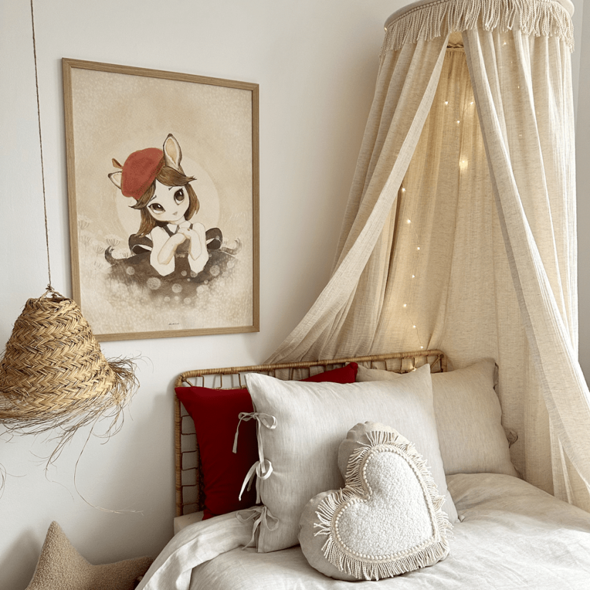 Baldachýn Boho přírodní 50cm