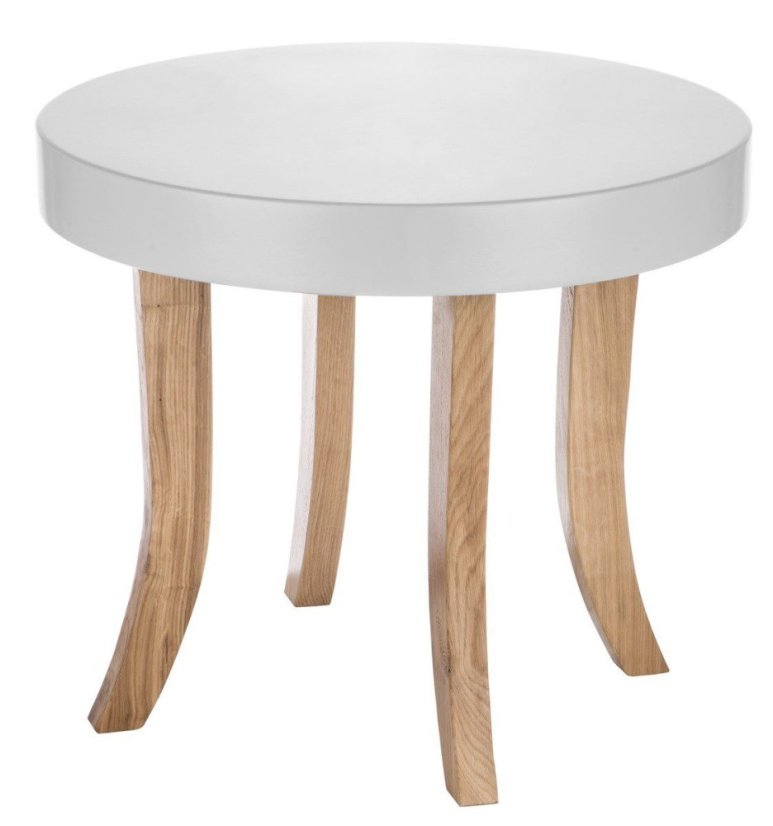 Detský okrúhly stôl biele nožičky - Výška nožičiek: 37 cm, Farba nožičiek: Biela