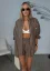 Dámská mušelínová košile hnědá pruhovaná – nadčasový oversized styl