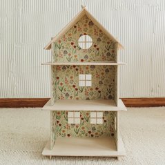 Dětský dřevěný domeček pro panenky Vintage louka