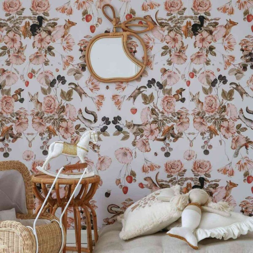 Tapeta zábavný zvierací život 280×100 cm