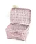 Prútený kufrík - ružová