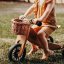 Prútený košík na bicykel