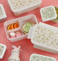 Bento obedár pre deti Kvety – praktický box na jedlo do školy