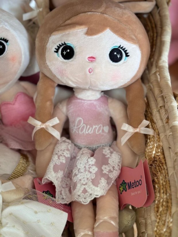 Mojkáčik - Bábika Anjelik ružová mini  30 cm
