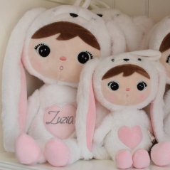Mojkáčik - Bábika zajačik krémová mini 30 cm