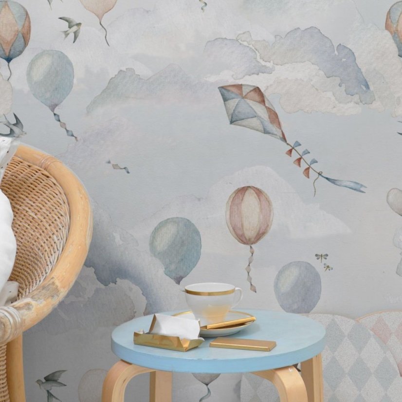 Tapeta rozprávkové balóniky 280x100 cm