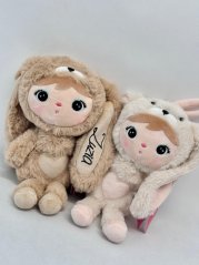 Bábika králik mini s menom Veronika 30 cm