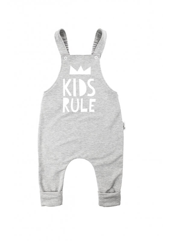 Detské tepláky na traky ,,kids rule” - Veľkosť oblečenia: 86/92 (12-24M)