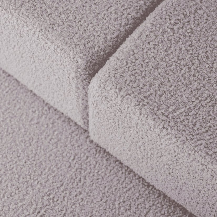 Rozkladacia pohovka Bed Foldie - sivá, baranček, materiál 