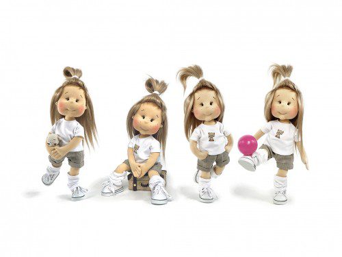 Bábika Coco 40 cm - Varianty bábik: Varianta 2