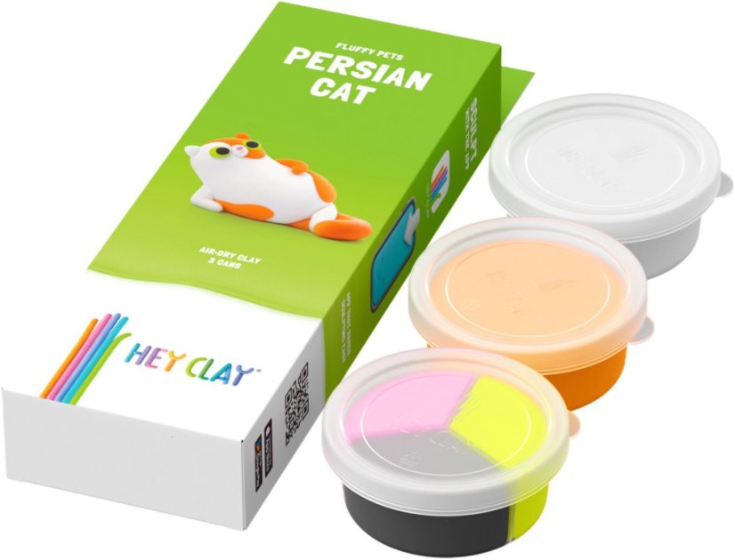 Hey Clay Perská kočka – Vytvořte si roztomilou figurku