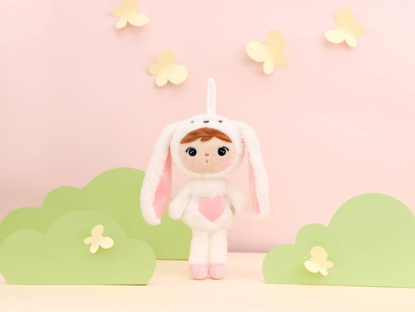 Mojkáčik - Bábika králik krémová mini 30 cm