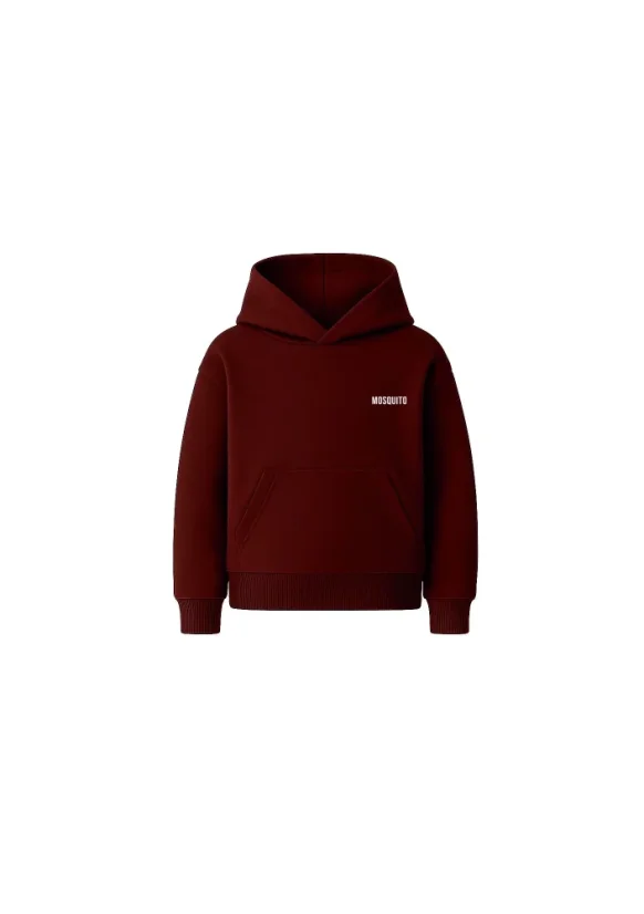 Dětská mikina s kapucí tmavá třešeň - Velikost oblečení: 98/104 (24-36M)