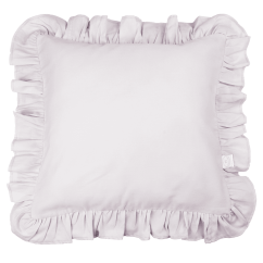 Vankúš s volánikmi ľaliová 45cm