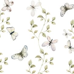 Tapeta motýlia zábava 280x50 cm