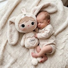 Mojkáčik - Bábika zajačik béžová 50 cm