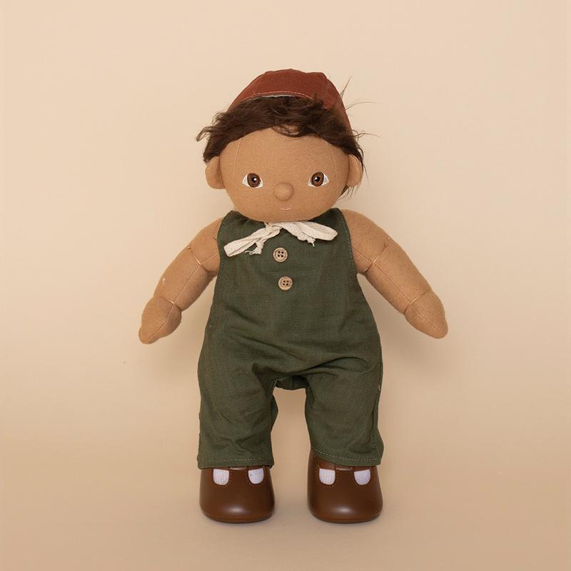 Kufrík pre bábiky s oblečením Dinkum Dolls žltý